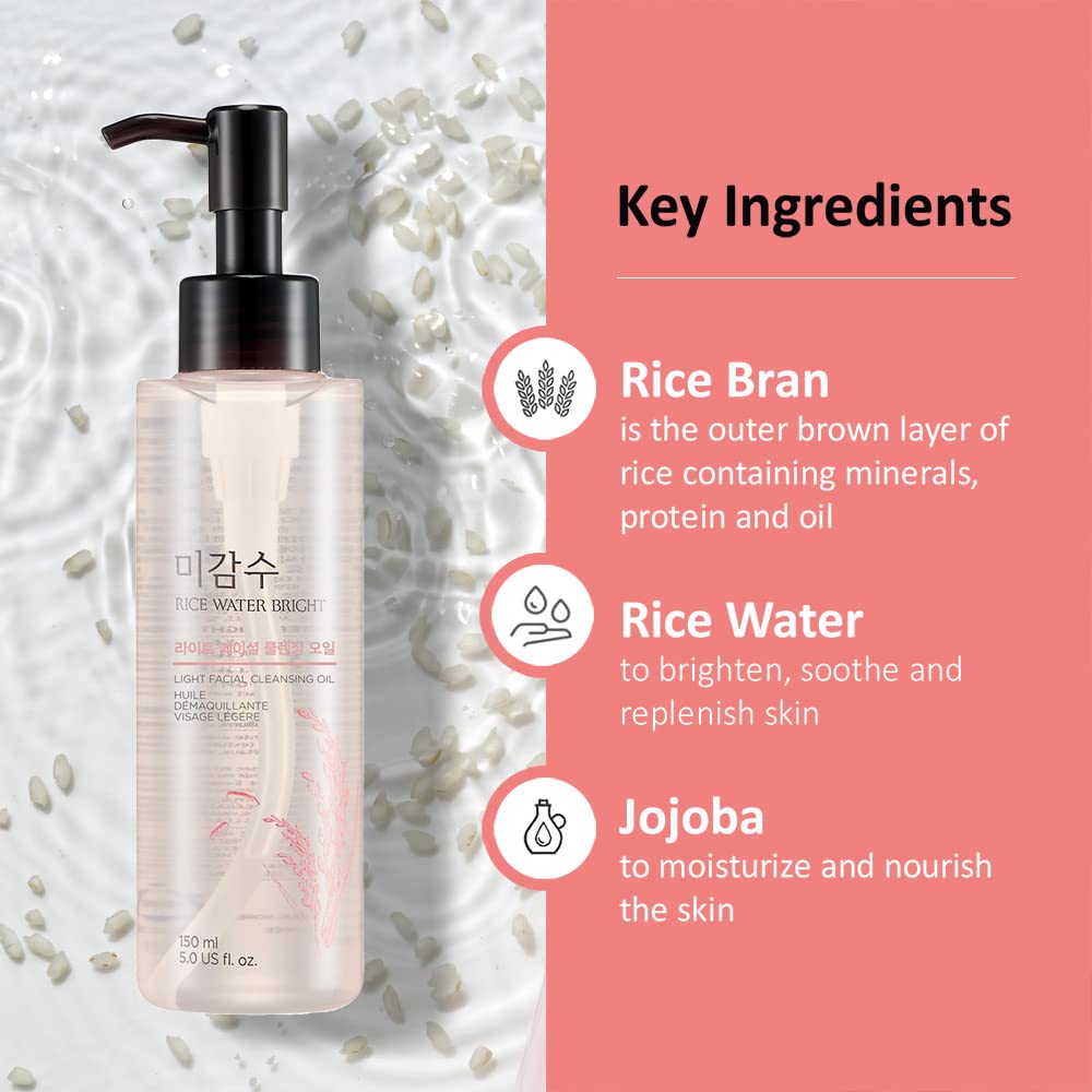 The Face Shop Rice Water Bright Light Facial Cleansing Oil 150ml